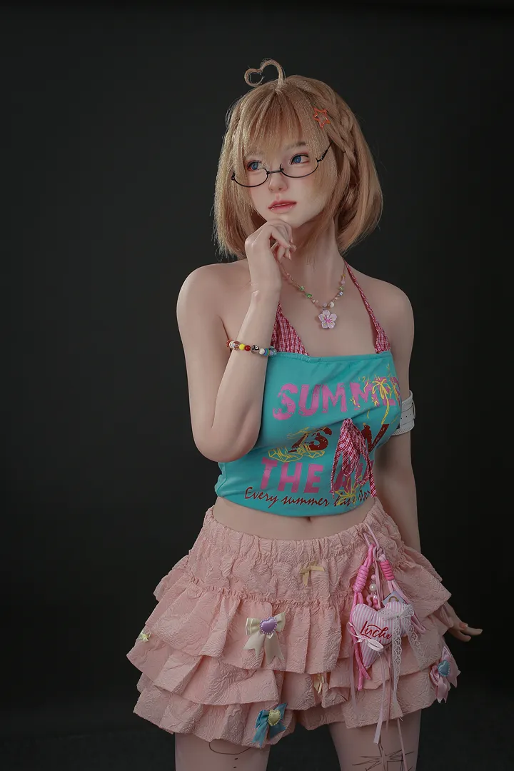 153cm (5ft0) Copa A Textura de piel real Silicona Muñeca sexual WANWAN, ROS Cabeza 109b